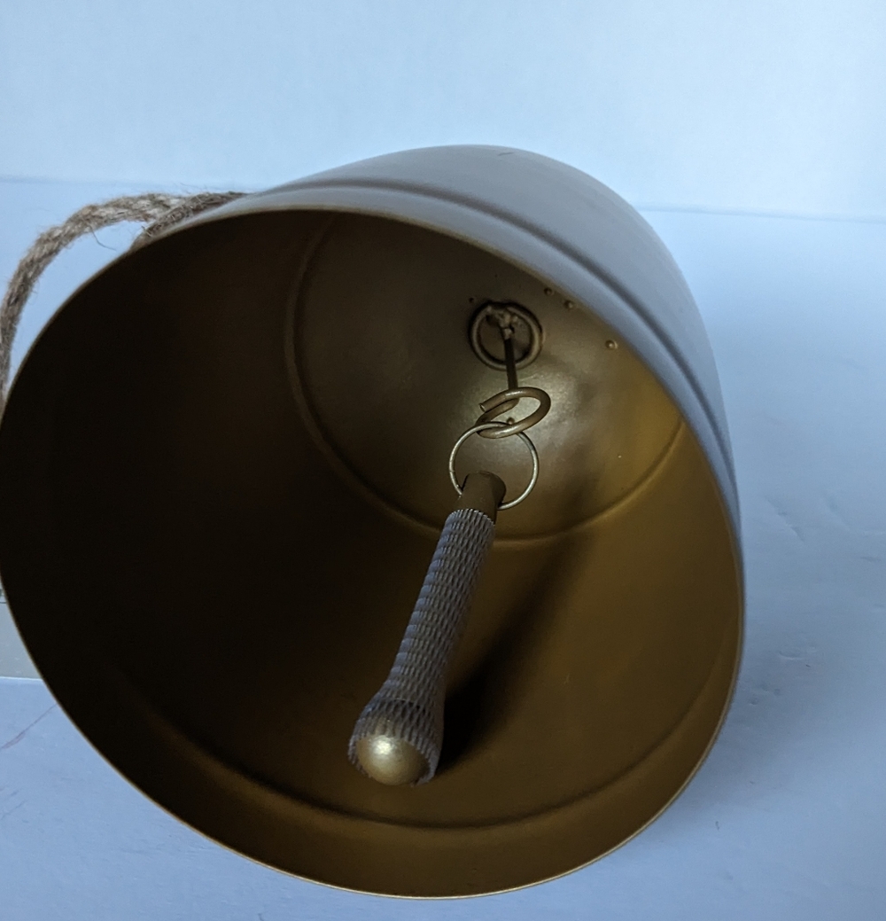 Target Bullseye Playground Christmas Bell Set Of White & Bronze Farmhouse Bells - Picture 9 of 11